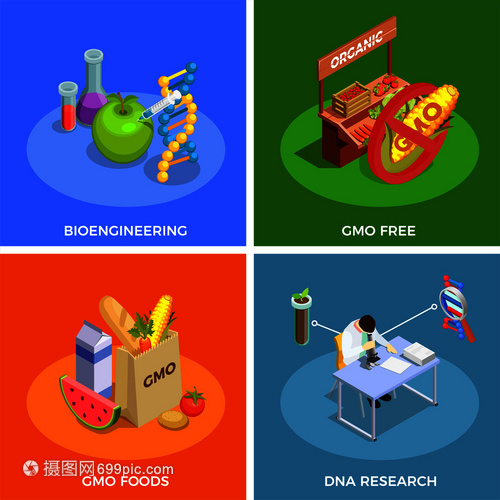 基因生物等距與生物工程,DNA研究,基因食品分離載體插圖基因生物等距